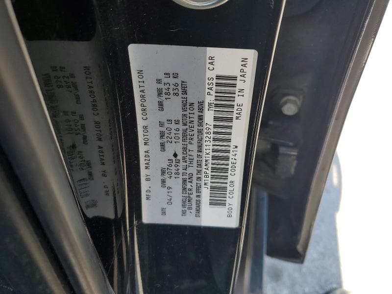 2019 MAZDA 3 PREFERRED 12