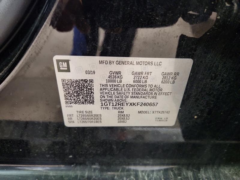 2019 GMC SIERRA K2500 SLT 13