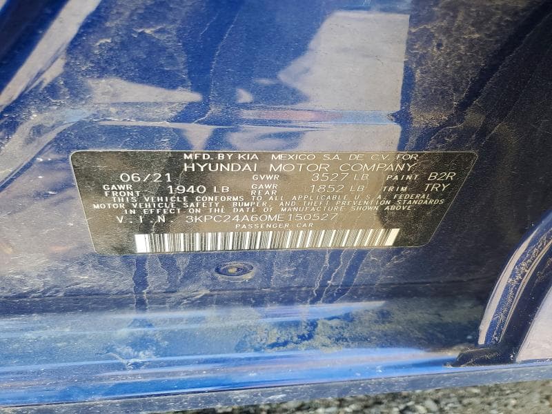 2021 HYUNDAI ACCENT SEL 12