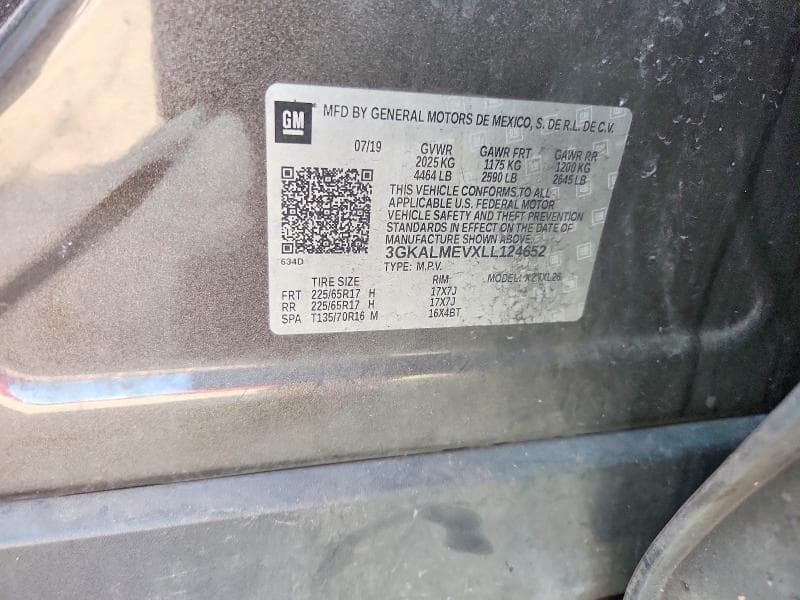 2020 GMC TERRAIN SLE 12