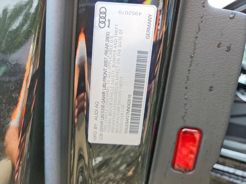 2021 AUDI A6 PREMIUM 12