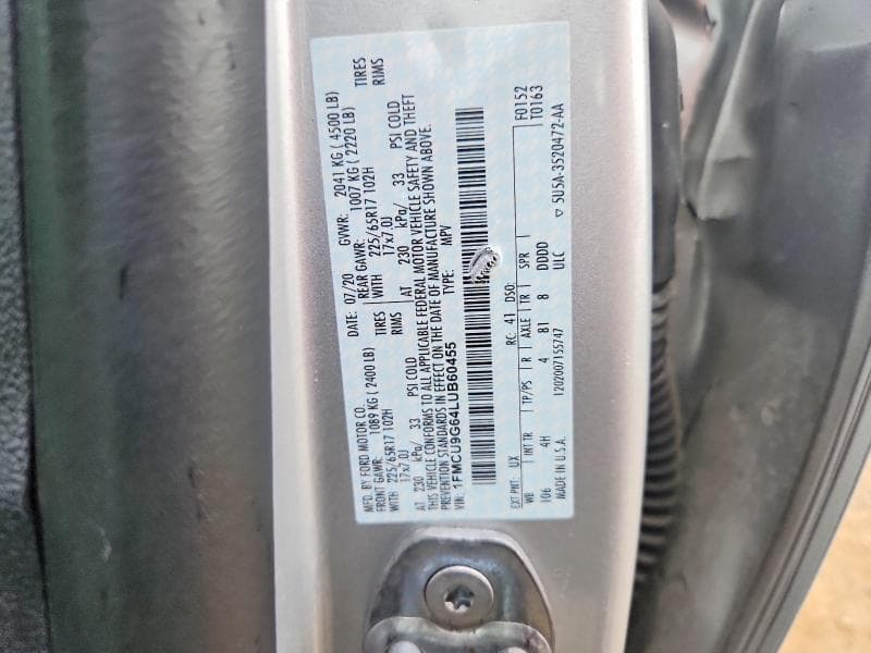 2020 FORD ESCAPE SE 12
