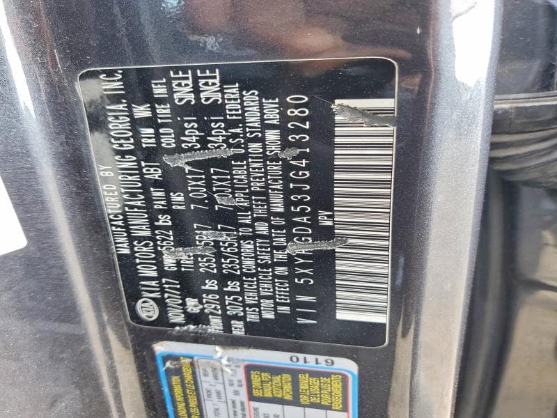 2018 KIA SORENTO LX V6 13