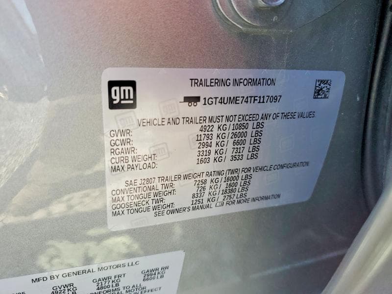 2026 GMC SIERRA K2500 SLE 12