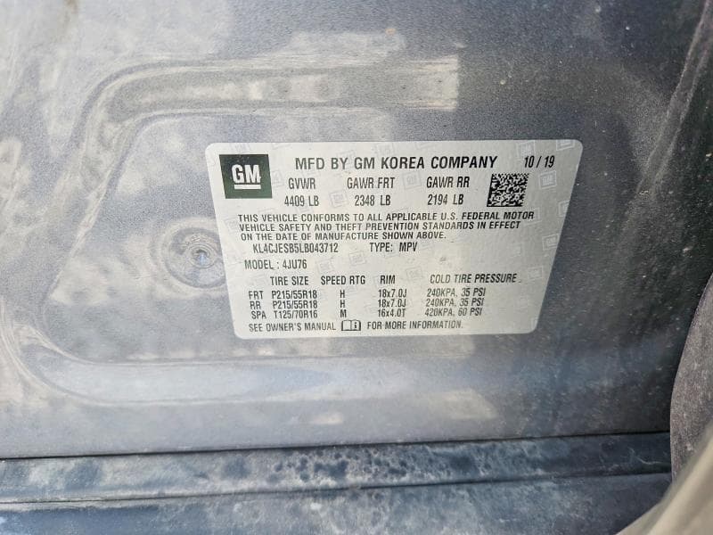 2020 BUICK ENCORE PREFERRED 13