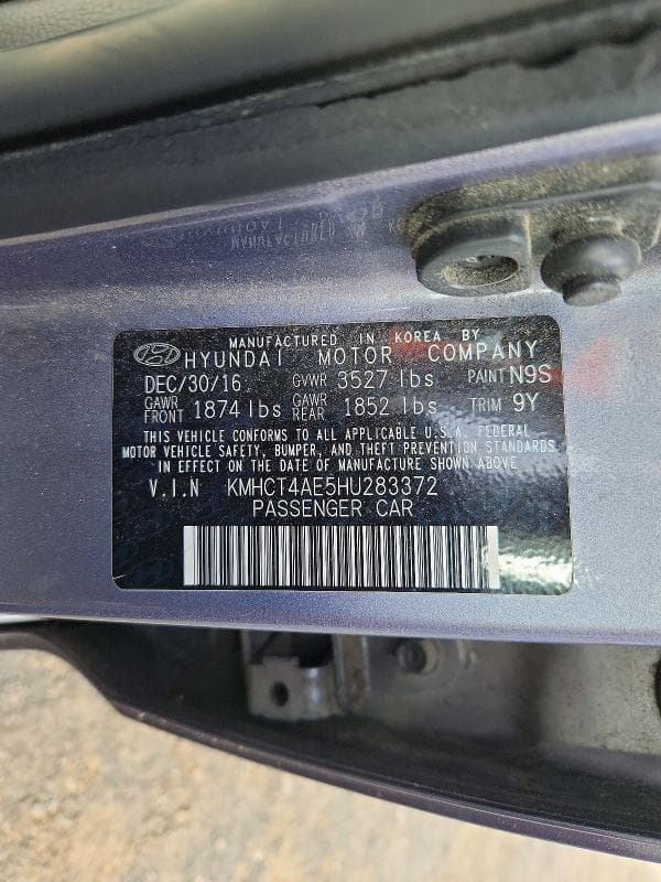 2017 HYUNDAI ACCENT SE 12