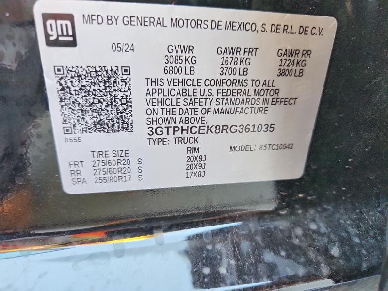 2024 GMC SIERRA C1500 ELEVATION 13
