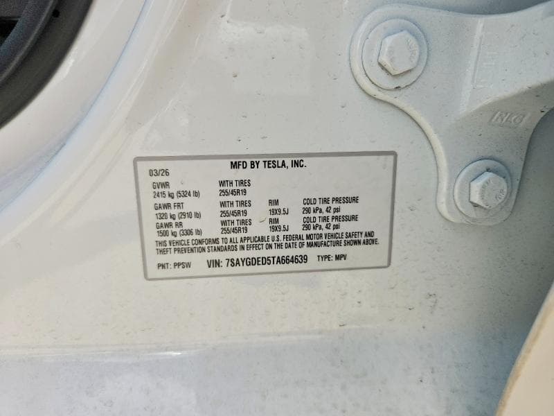 2026 TESLA MODEL Y 14