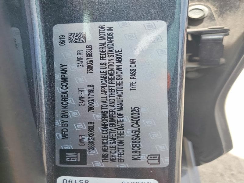 2020 CHEVROLET SPARK LS 12