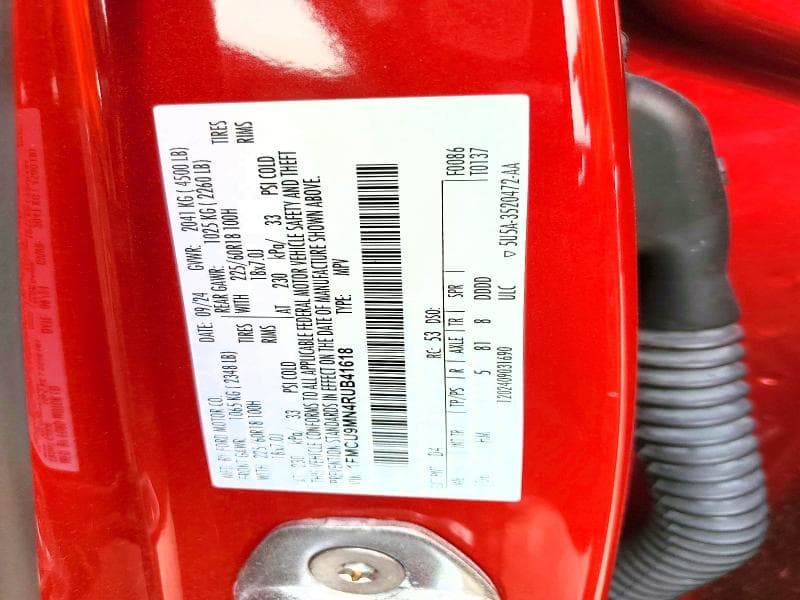 2024 FORD ESCAPE ST LINE 13
