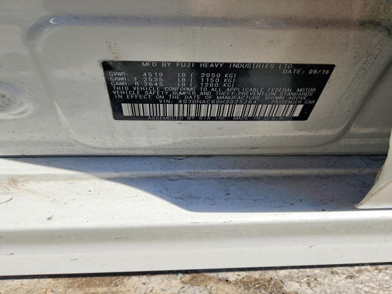 2017 SUBARU LEGACY 2.5I PREMIUM 13