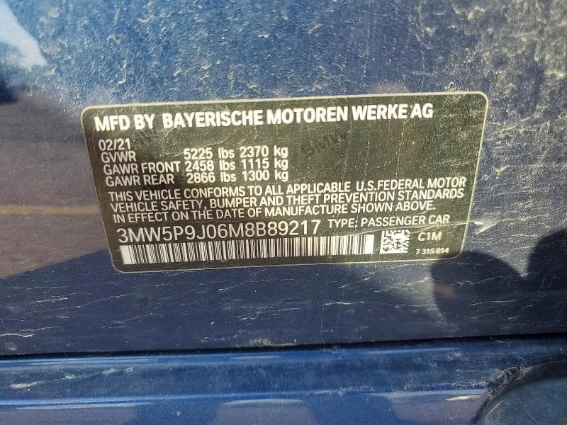 2021 BMW 330XE 12