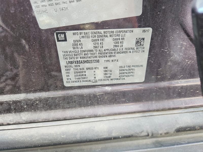 2017 BUICK ENVISION ESSENCE 12