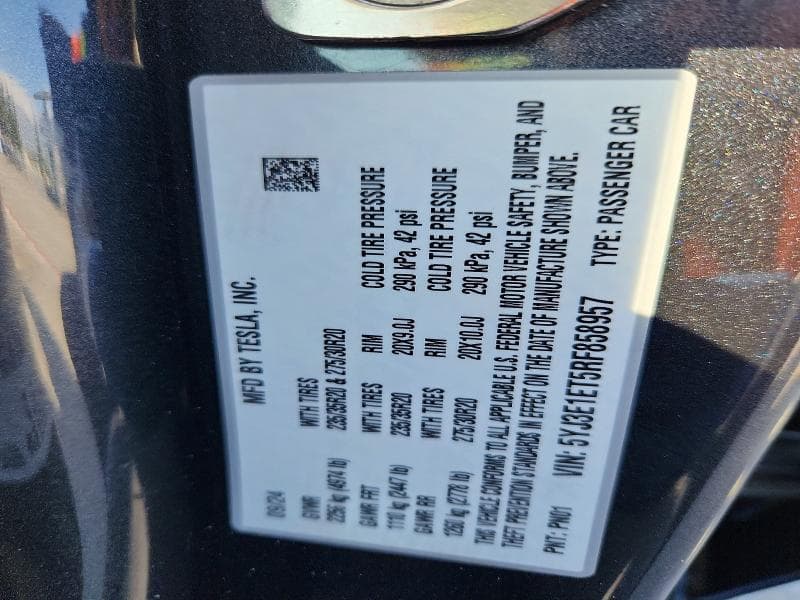 2024 TESLA MODEL 3 13