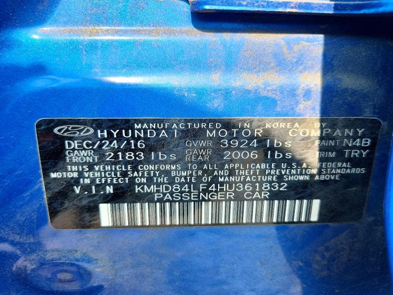 2017 HYUNDAI ELANTRA VALUE EDITION 12