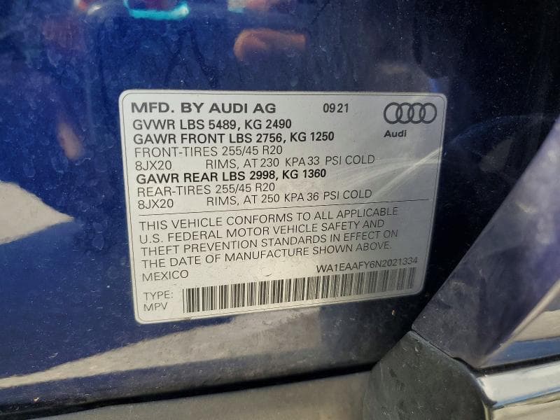 2022 AUDI Q5 PREMIUM PLUS 45 14