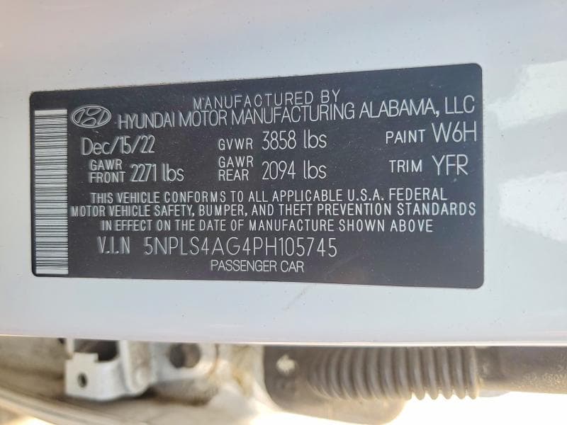 2023 HYUNDAI ELANTRA SEL 12