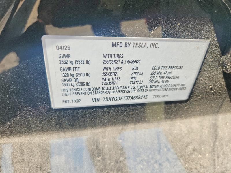2026 TESLA MODEL Y 12