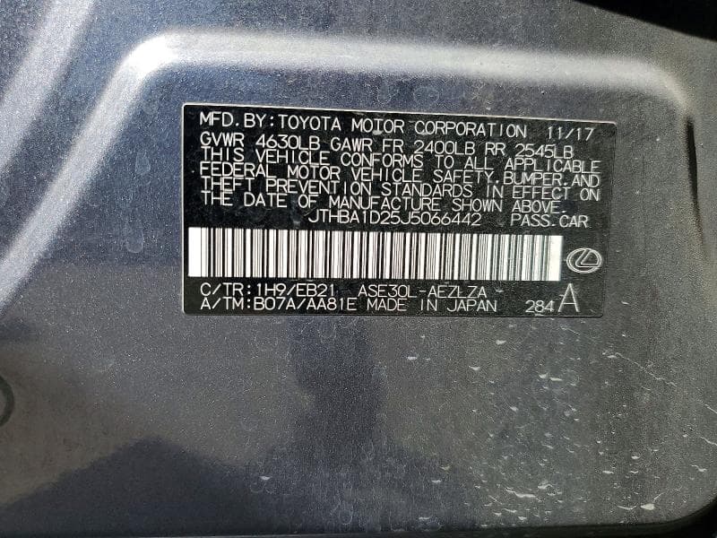 2018 LEXUS IS 300 12