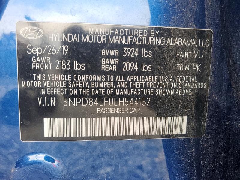 2020 HYUNDAI ELANTRA SEL 12