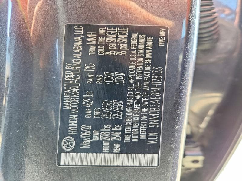 2022 HYUNDAI TUCSON SEL 13