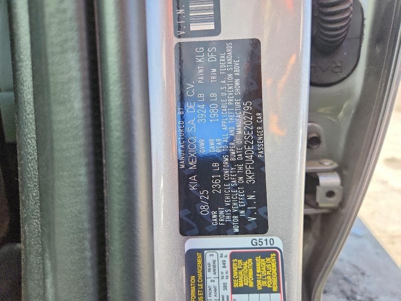 2025 KIA K4 EX 12