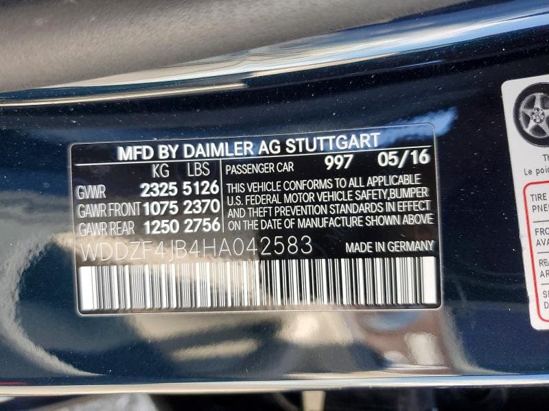 2017 MERCEDES-BENZ E 300 12