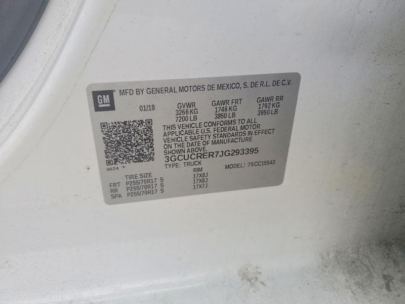 2018 CHEVROLET SILVERADO C1500 LT 12