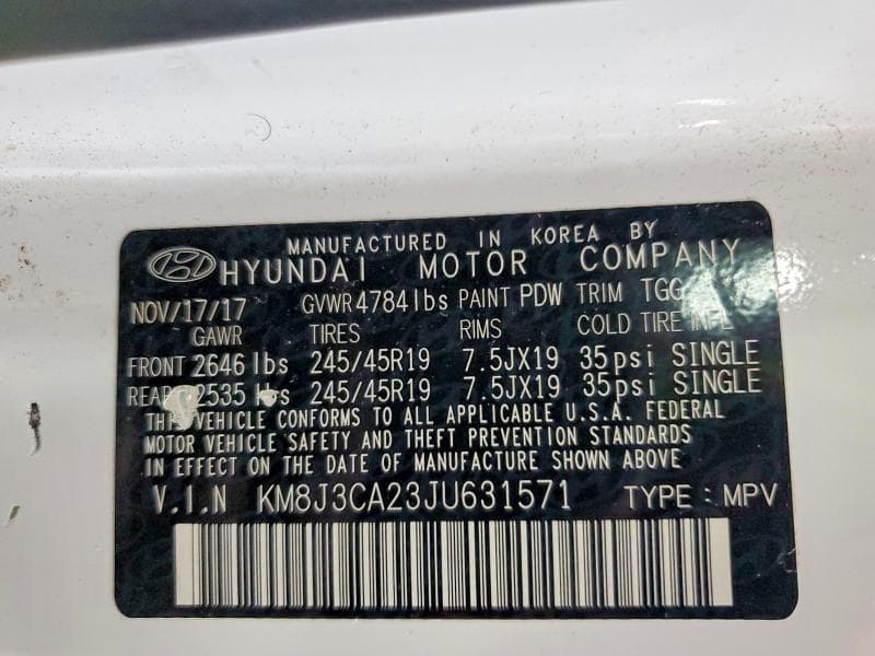 2018 HYUNDAI TUCSON VALUE 13