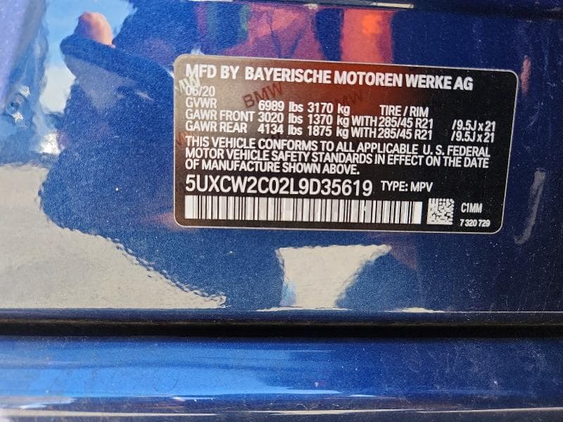 2020 BMW X7 XDRIVE40I 13