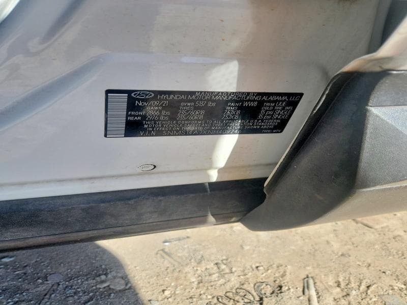 2022 HYUNDAI SANTA FE SE 13