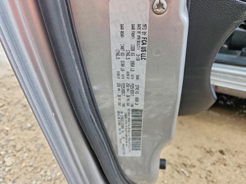 2018 DODGE GRAND CARAVAN GT 13