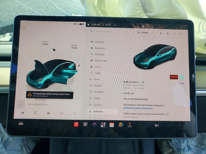 2022 TESLA MODEL 3 9