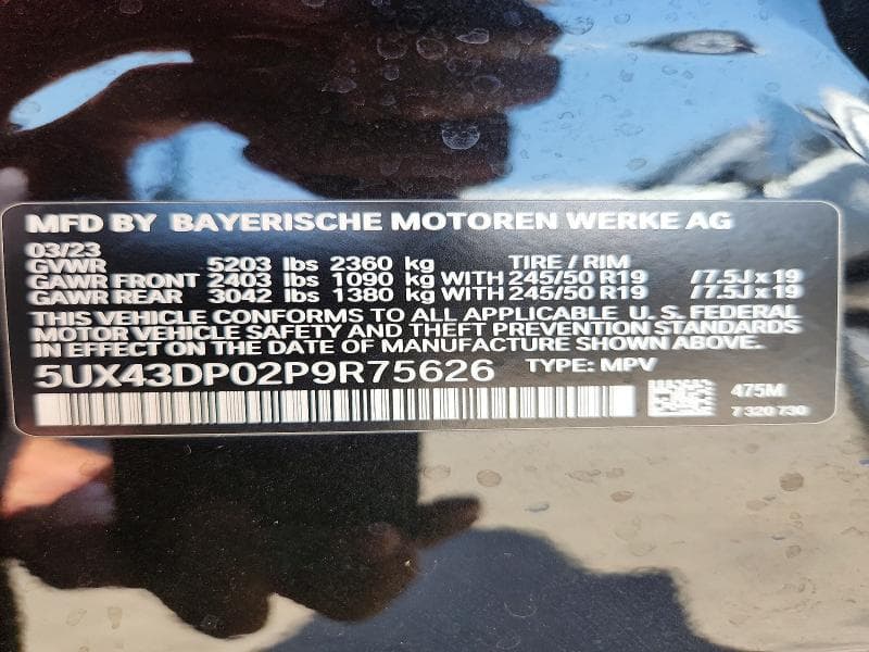2023 BMW X3 SDRIVE30I 13