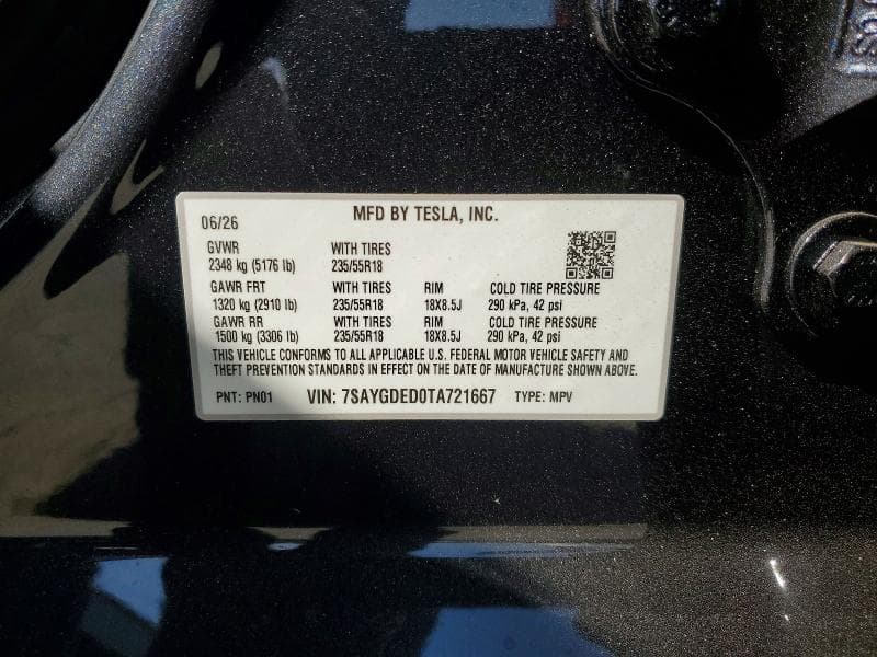 2026 TESLA MODEL Y 13