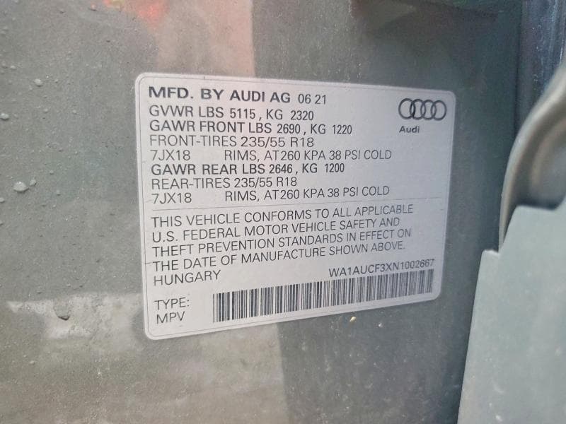 2022 AUDI Q3 PREMIUM 40 13