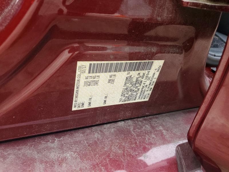 2017 NISSAN MAXIMA PLATINUM 13