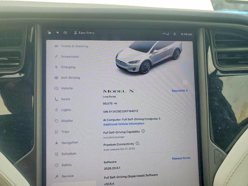 2019 TESLA MODEL X 9