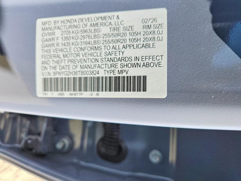2026 HONDA PILOT SPORT 13