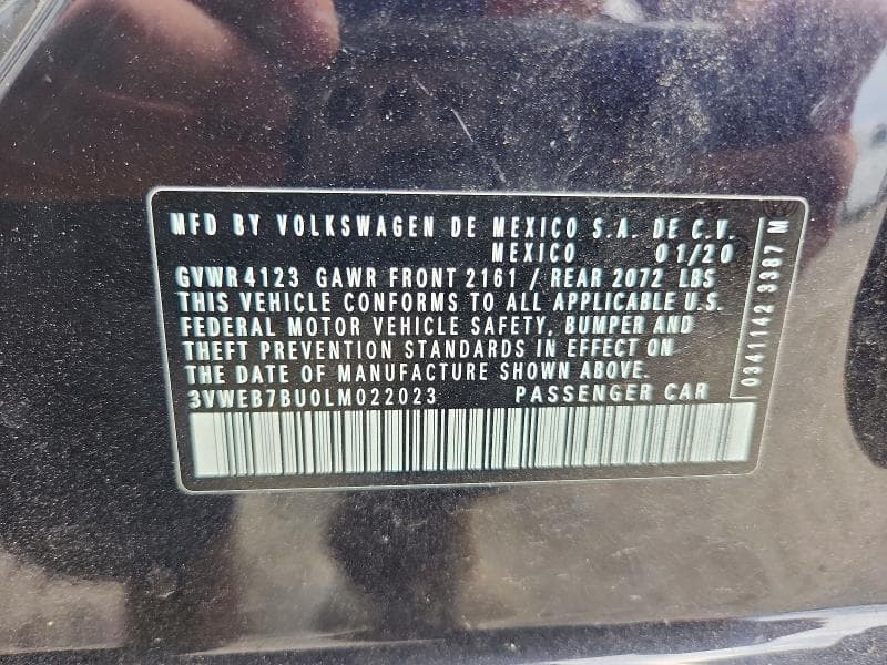 2020 VOLKSWAGEN JETTA SEL 12