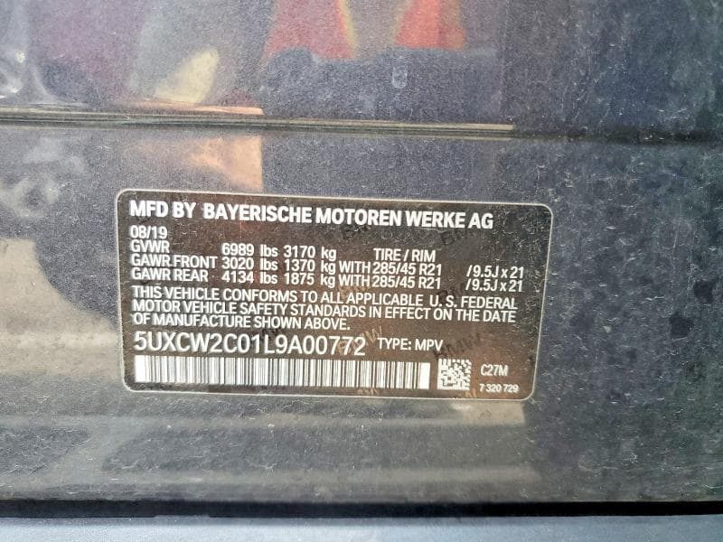 2020 BMW X7 XDRIVE40I 13