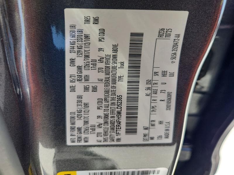 2021 FORD RANGER XL 12