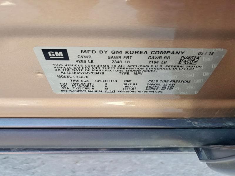 2019 BUICK ENCORE PREFERRED 13