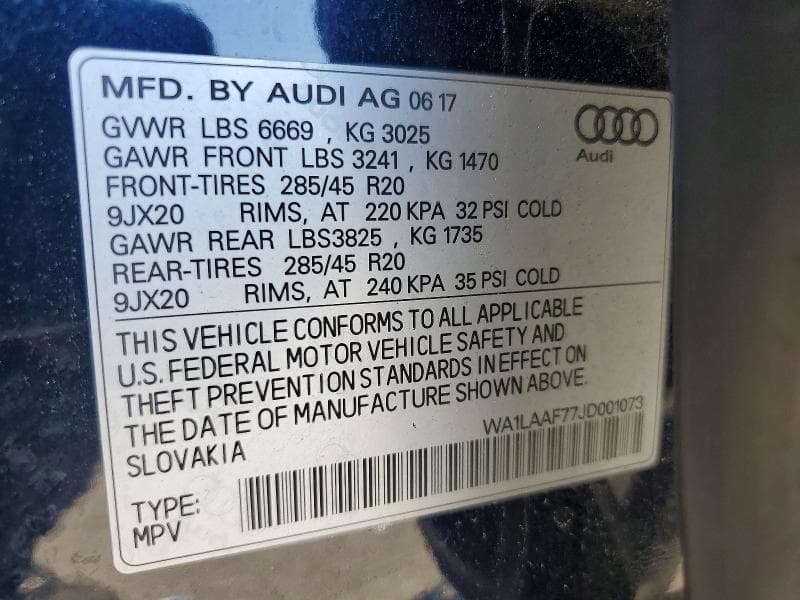 2018 AUDI Q7 PREMIUM PLUS 13