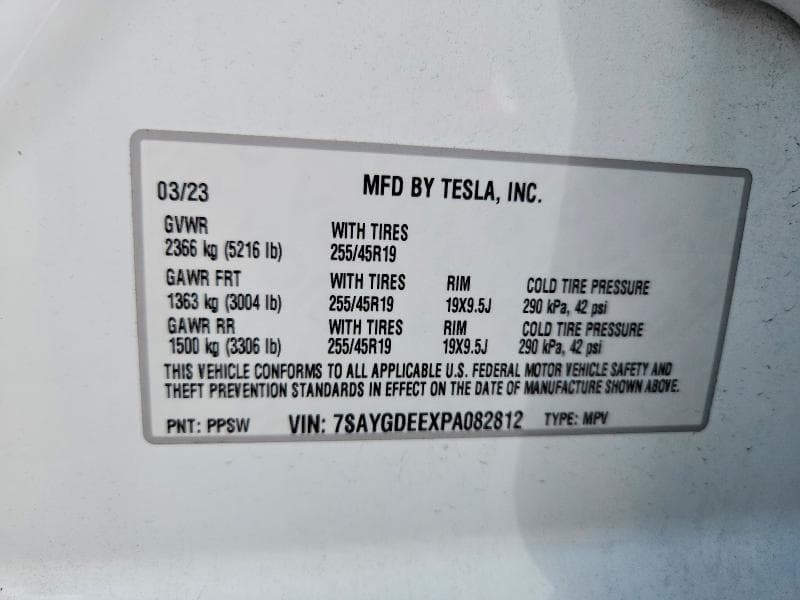 2023 TESLA MODEL Y 12