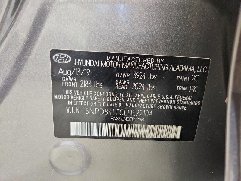 2020 HYUNDAI ELANTRA VALUE EDITION 12
