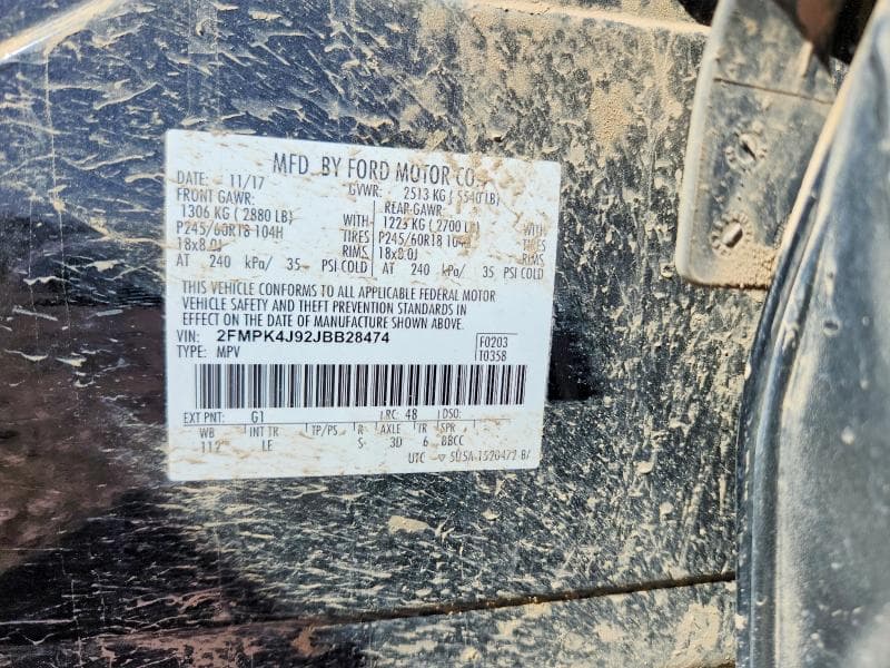 2018 FORD EDGE SEL 12
