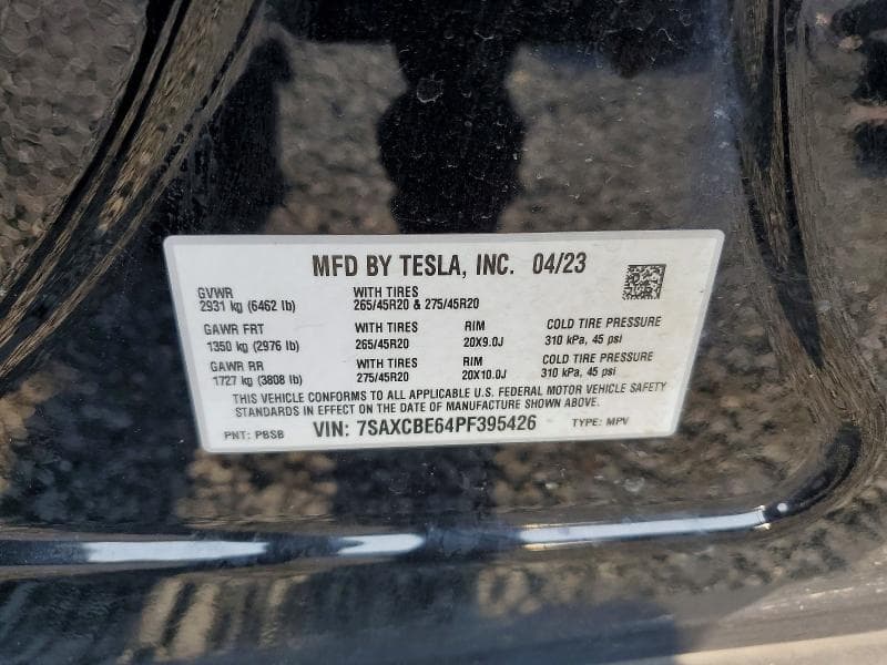 2023 TESLA MODEL X 12