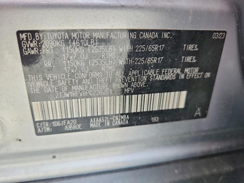 2023 TOYOTA RAV4 XLE 12