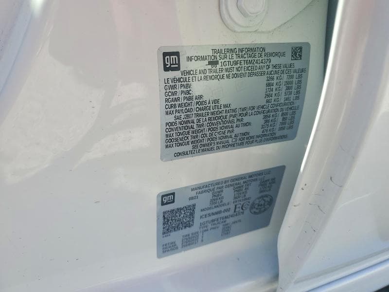 2021 GMC SIERRA K1500 DENALI 12
